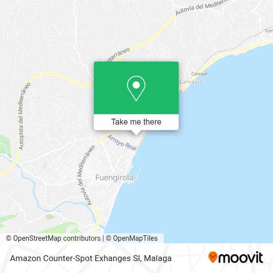 Amazon Counter-Spot Exhanges Sl map