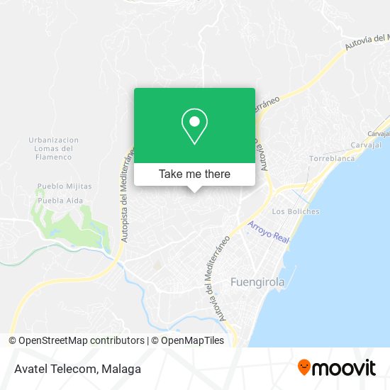 Avatel Telecom map