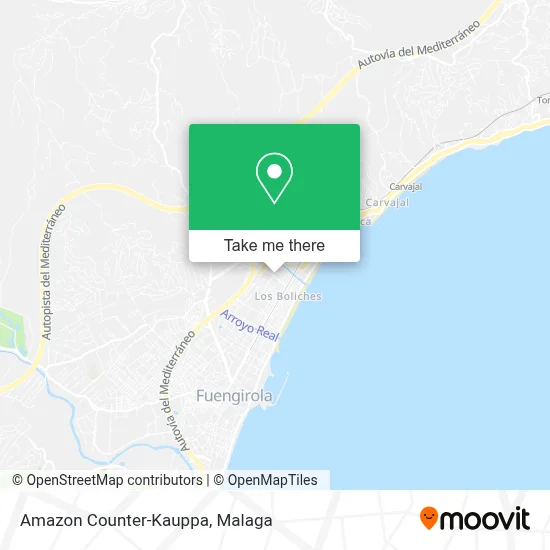 Amazon Counter-Kauppa map