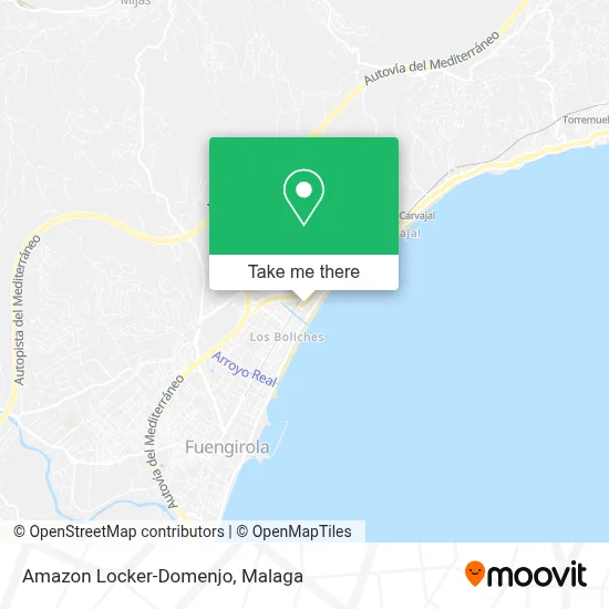 Amazon Locker-Domenjo map