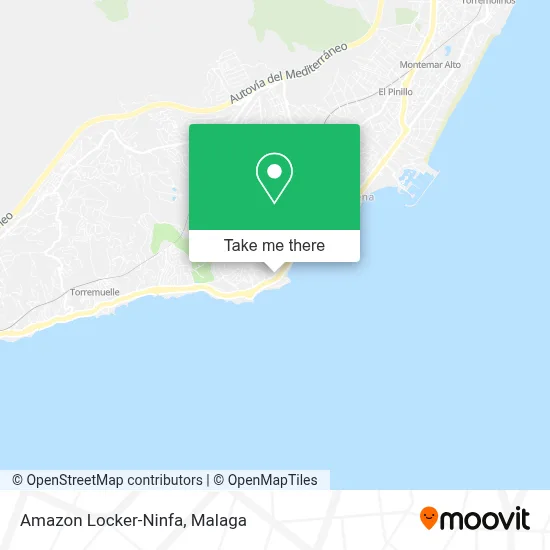 Amazon Locker-Ninfa map