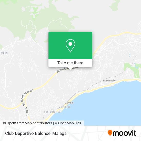 mapa Club Deportivo Balonce