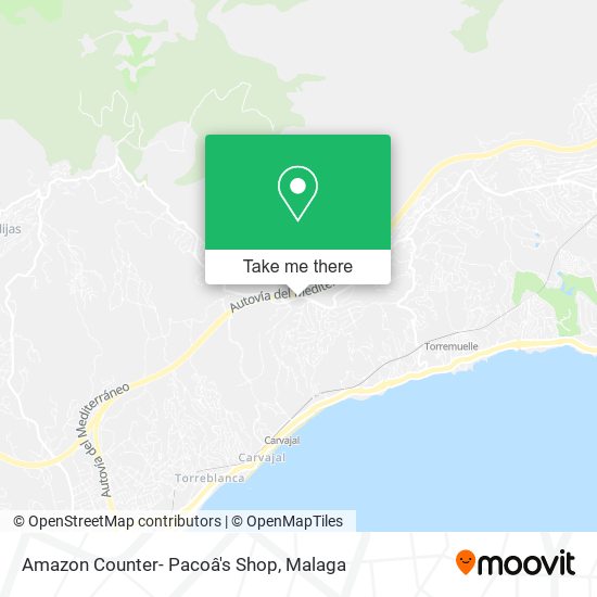 Amazon Counter- Pacoâ's Shop map