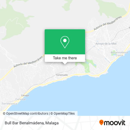 Bull Bar Benalmádena map