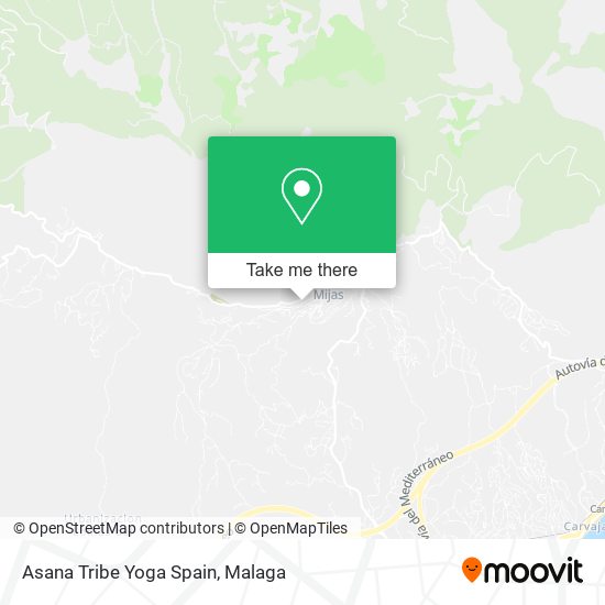 Asana Tribe Yoga Spain map