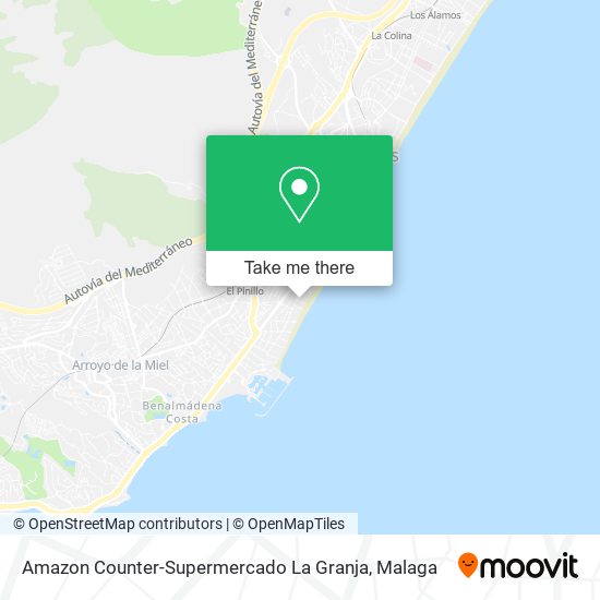 Amazon Counter-Supermercado La Granja map
