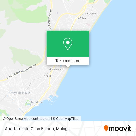Apartamento Casa Florido map