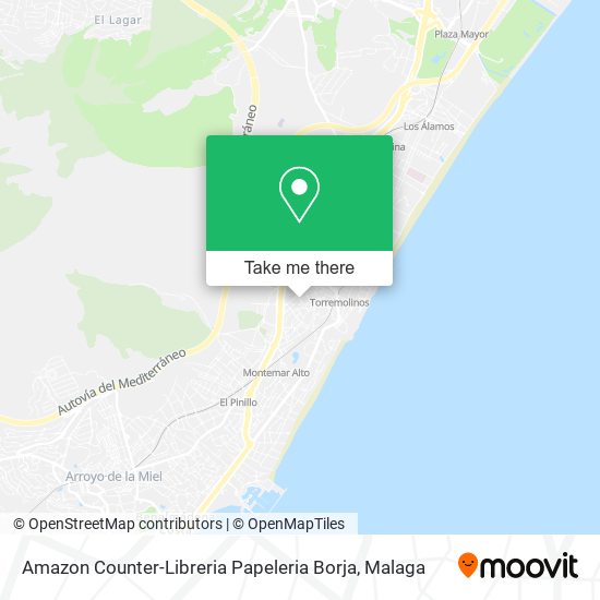 mapa Amazon Counter-Libreria Papeleria Borja