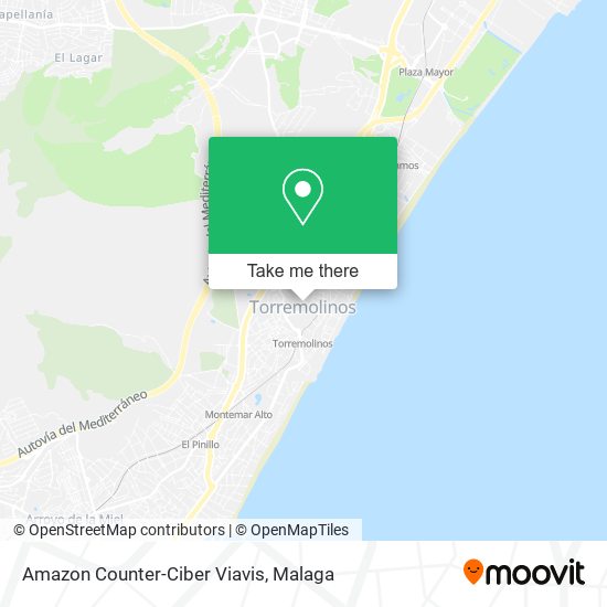 mapa Amazon Counter-Ciber Viavis