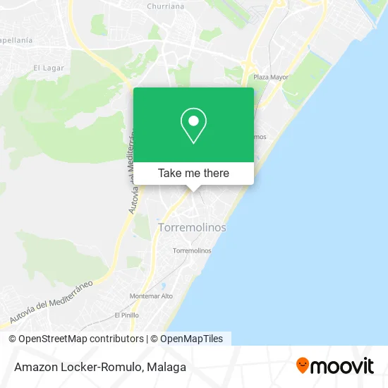 Amazon Locker-Romulo map