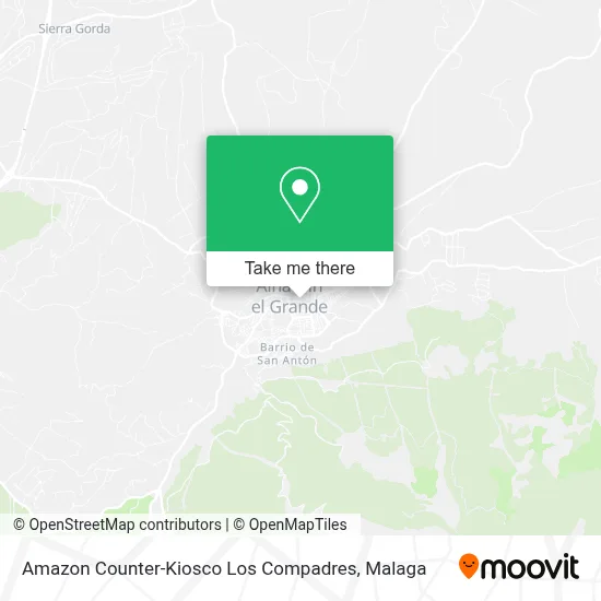 Amazon Counter-Kiosco Los Compadres map