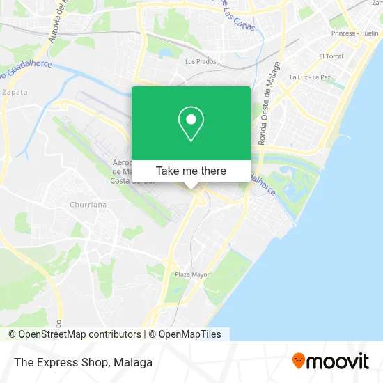 The Express Shop map