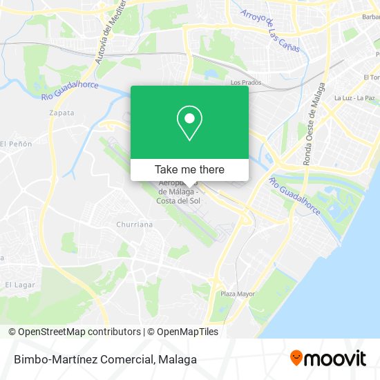 Bimbo-Martínez Comercial map