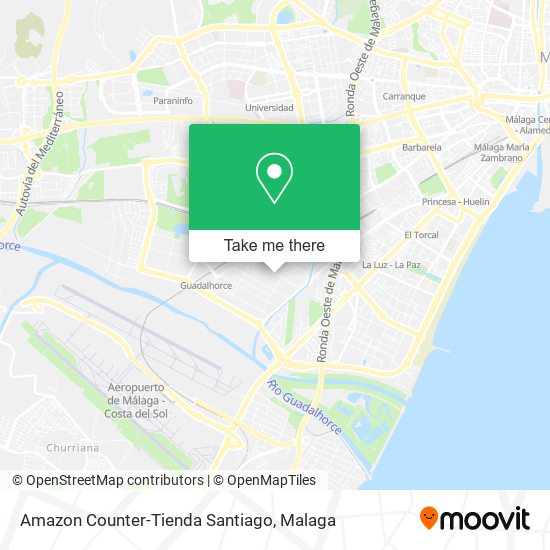 Amazon Counter-Tienda Santiago map