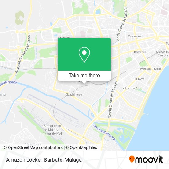 Amazon Locker-Barbate map