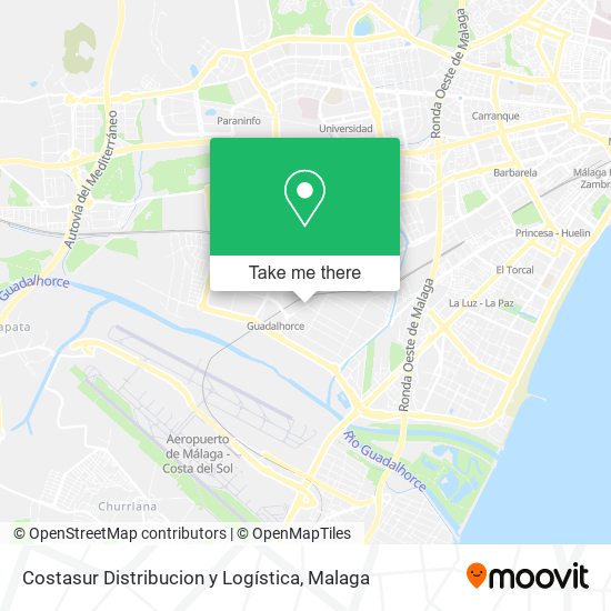 Costasur Distribucion y Logística map