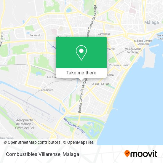 Combustibles Villarense map