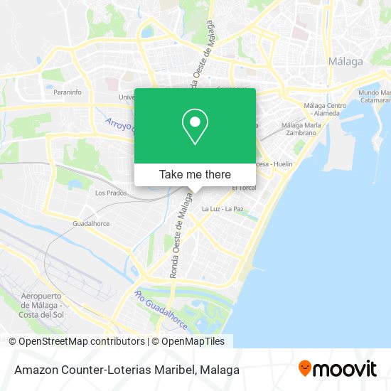 Amazon Counter-Loterias Maribel map