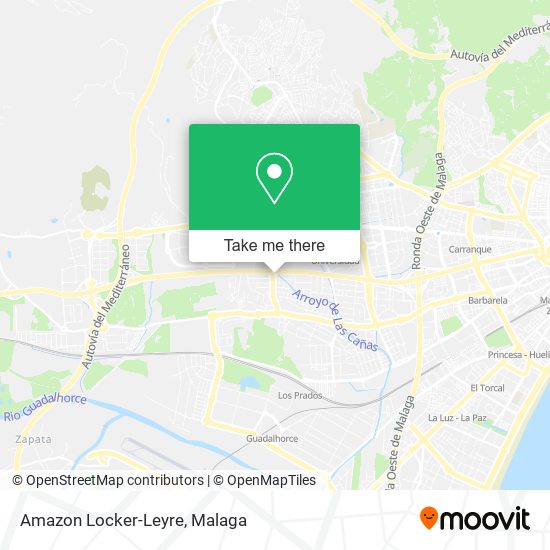 Amazon Locker-Leyre map