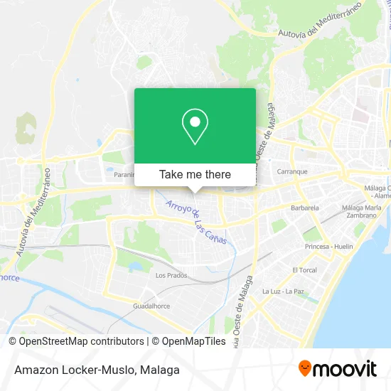 Amazon Locker-Muslo map