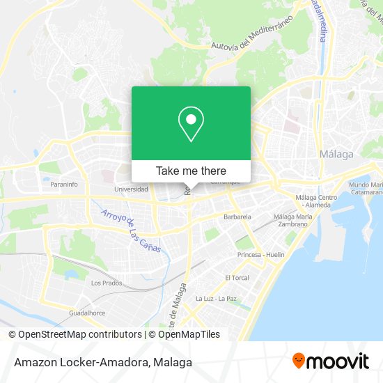 mapa Amazon Locker-Amadora