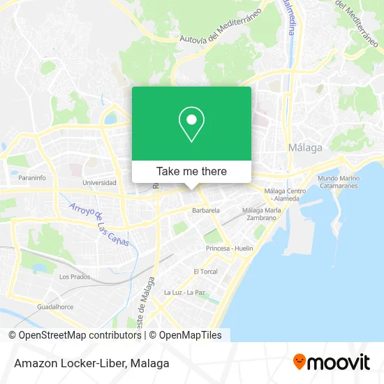 Amazon Locker-Liber map