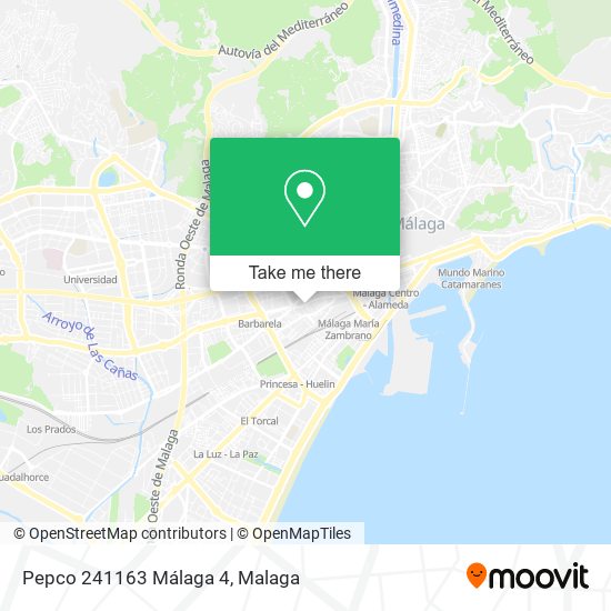 Pepco 241163 Málaga 4 map