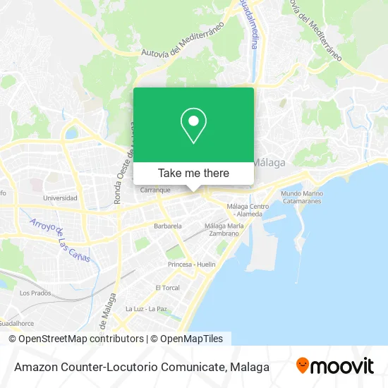 mapa Amazon Counter-Locutorio Comunicate