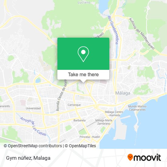 Gym núñez map