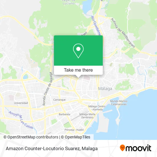 Amazon Counter-Locutorio Suarez map