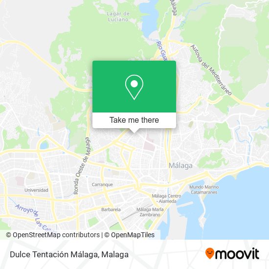 Dulce Tentación Málaga map