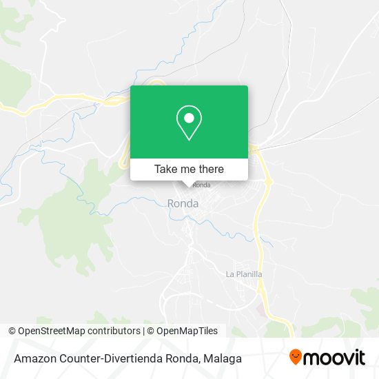 Amazon Counter-Divertienda Ronda map