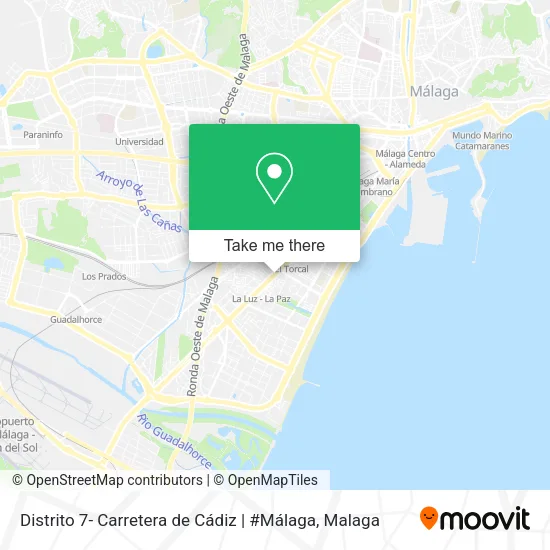 Distrito 7- Carretera de Cádiz | #Málaga map
