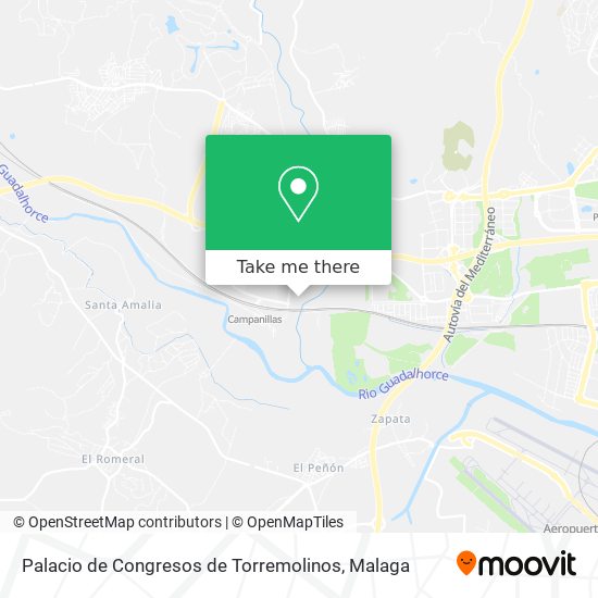 mapa Palacio de Congresos de Torremolinos