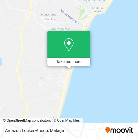Amazon Locker-Ahedo map