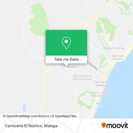 Carnicería El Rústico map