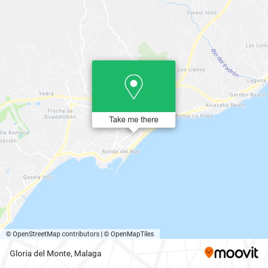 Gloria del Monte map