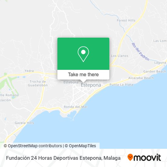 Fundación 24 Horas Deportivas Estepona map