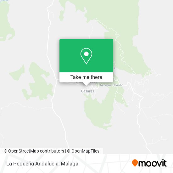 La Pequeña Andalucía map