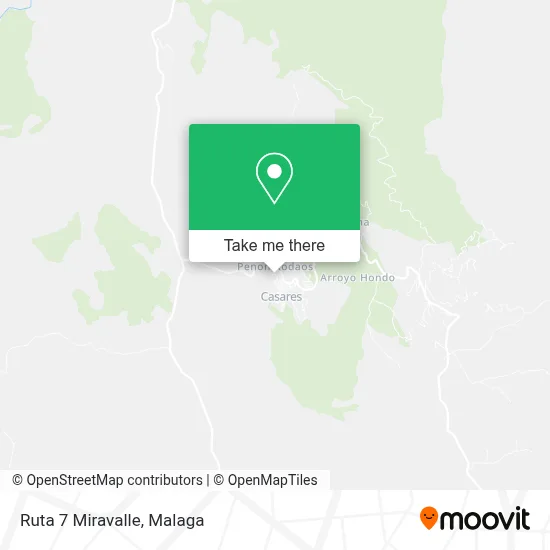 Ruta 7 Miravalle map