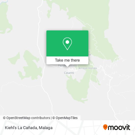 Kiehl's La Cañada map