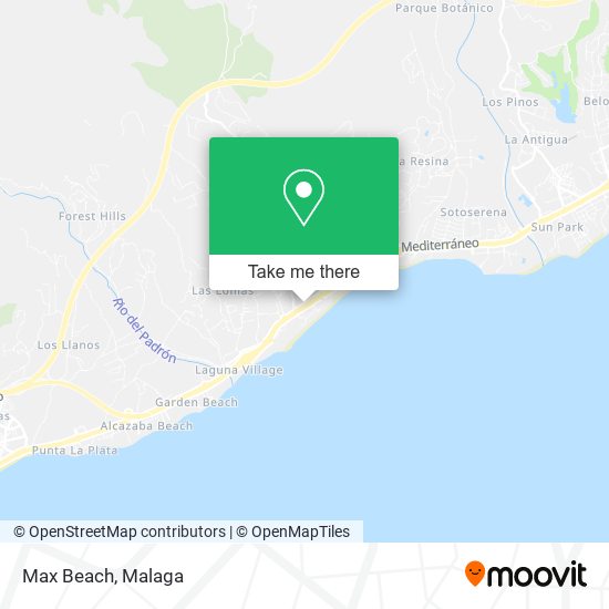 Max Beach map