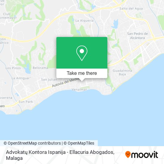 Advokatų Kontora Ispanija - Ellacuria Abogados map