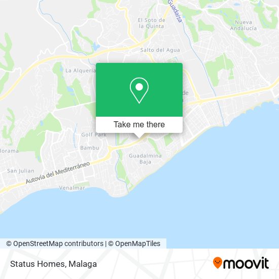 Status Homes map