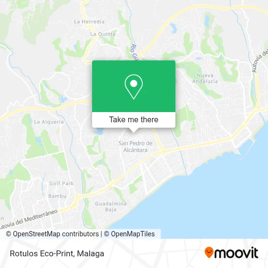 Rotulos Eco-Print map