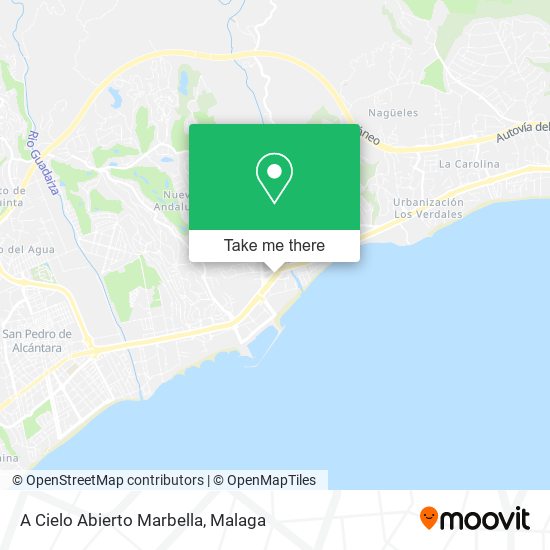 A Cielo Abierto Marbella map
