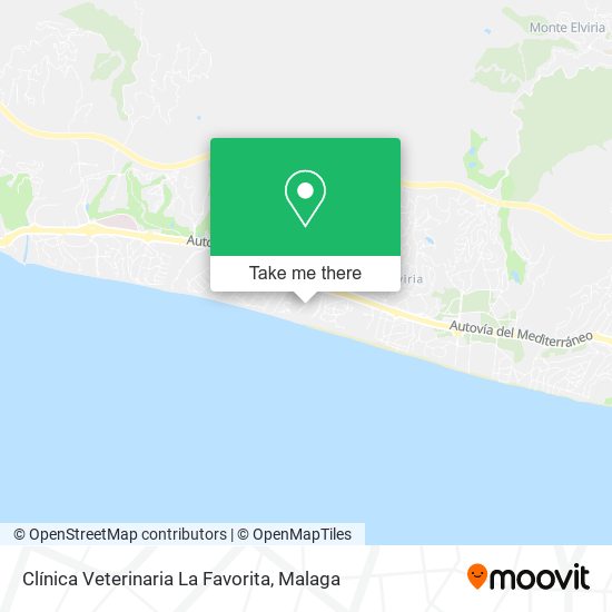 Clínica Veterinaria La Favorita map