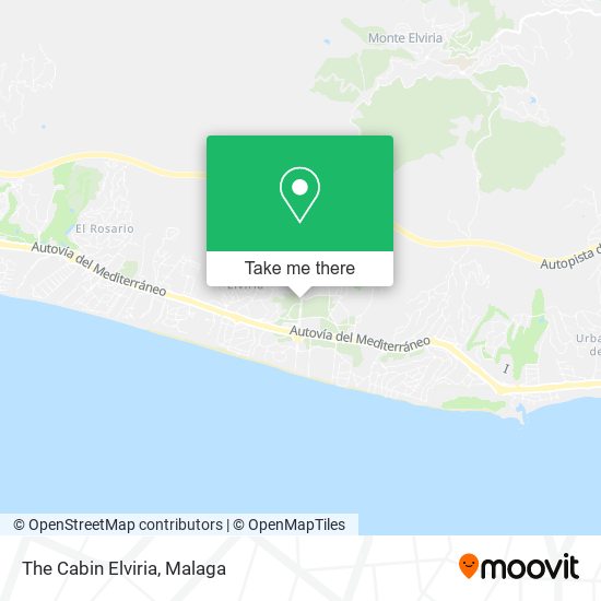 The Cabin Elviria map