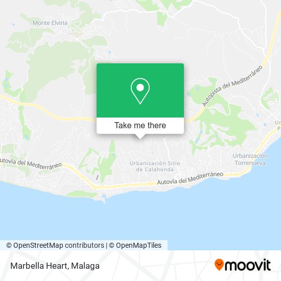 Marbella Heart map