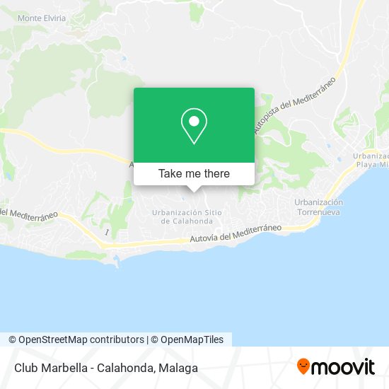 Club Marbella - Calahonda map